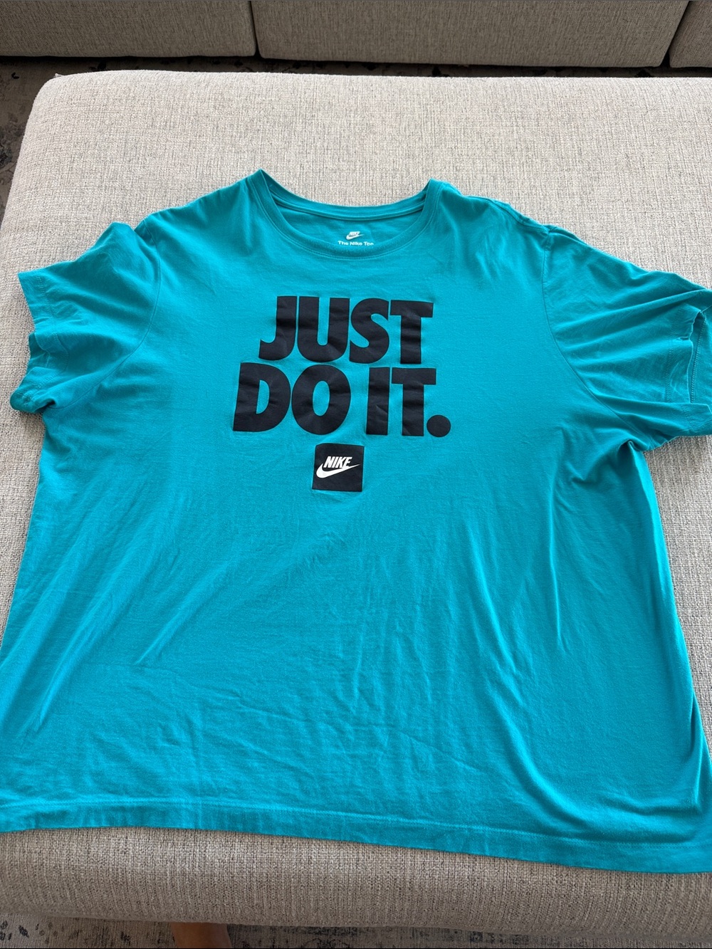 Nike Teal Graphic 'JUST DO IT.' Tee